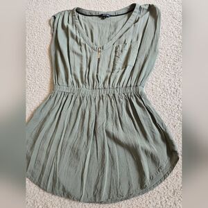 🌈Tally Weijl Olive Green Lightweight Tunic Size EU40
